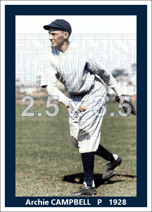 Archie Campbell - 1928 New York Yankees - choose a size & style