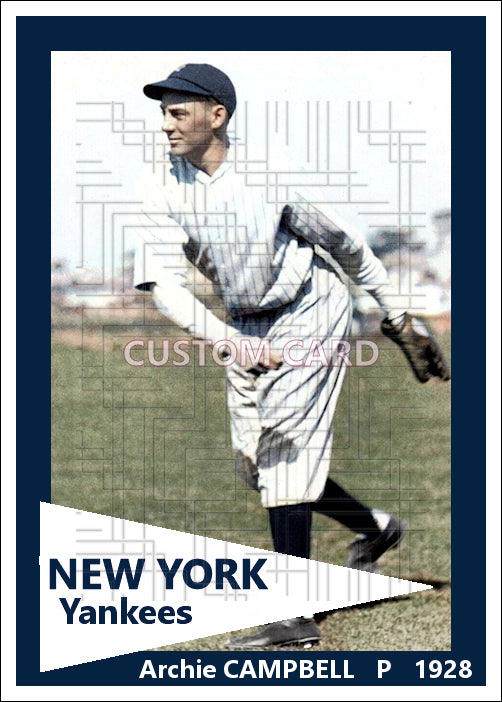 Archie Campbell - 1928 New York Yankees - choose a size & style