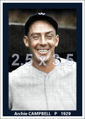 Archie Campbell - 1929 Washington Senators - choose a size & style