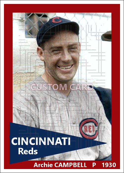 Archie Campbell - 1930 Cincinnati Reds - choose a size & style