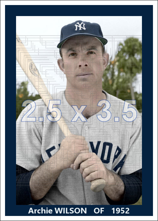Archie Wilson - 1952 New York Yankees - choose a size & style