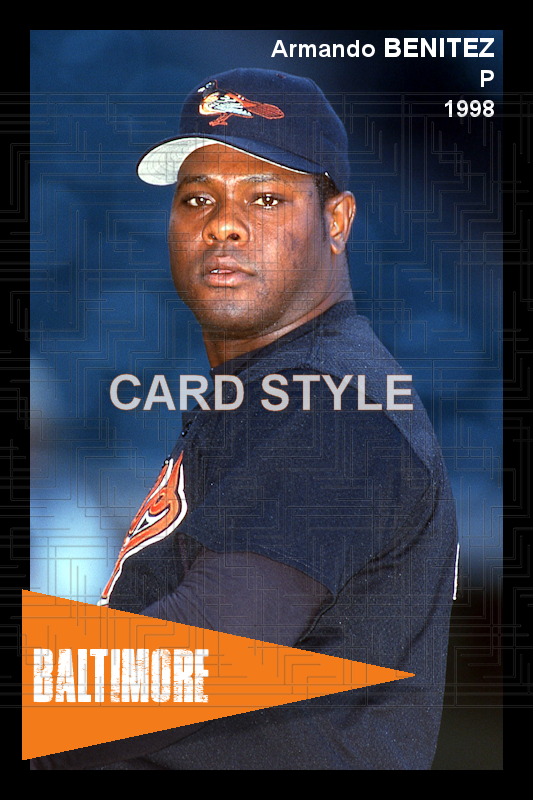 Armando Benitez - 1998 Baltimore Orioles - choose a size & style