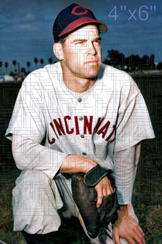 Arnold Carter - 1944 Cincinnati Reds - choose a size & style