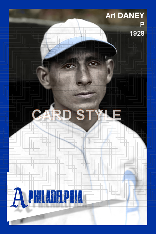 Art Daney - 1928 Philadelphia Athletics - choose a size & style