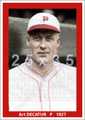 Art Decatur - 1927 Philadelphia Phillies - choose a size & style