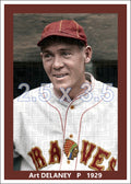 Art Delaney - 1929 Boston Braves - choose a size & style
