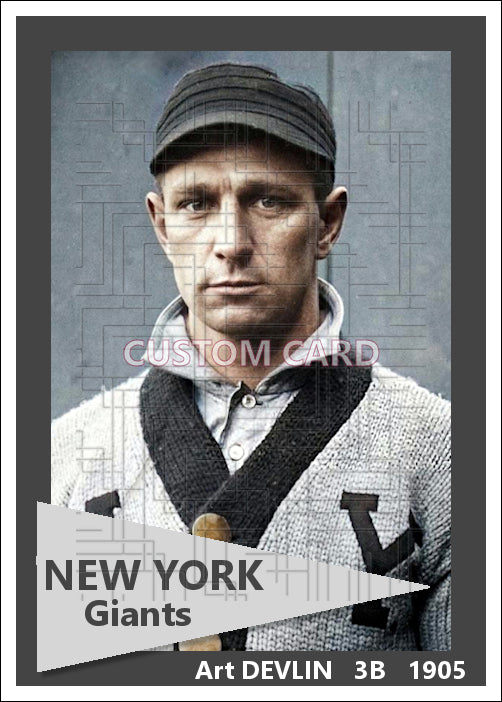 Art Devlin - 1905 New York Giants - choose a size & style
