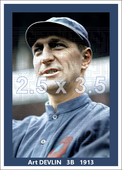 Art Devlin - 1913 Boston Braves - choose a size & style