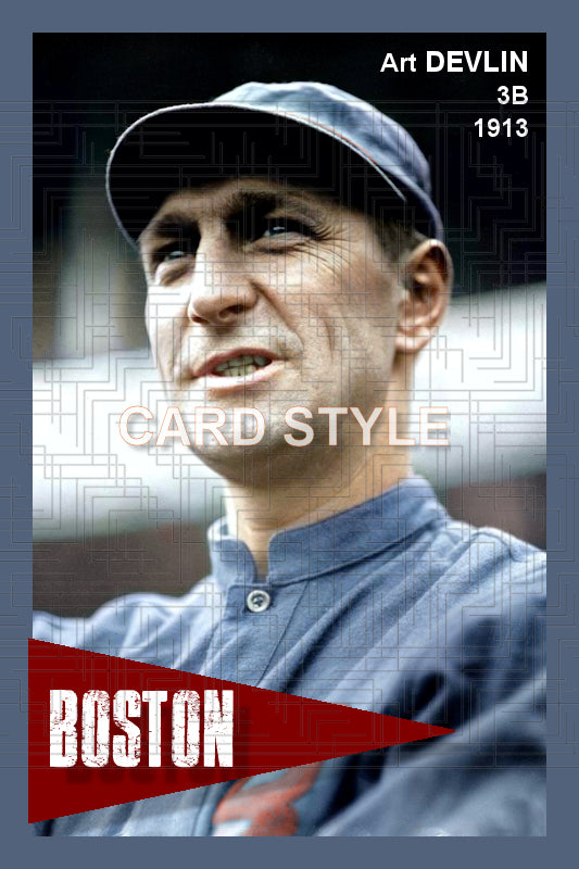 Art Devlin - 1913 Boston Braves - choose a size & style