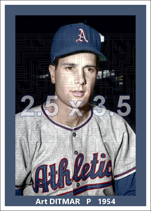 Art Ditmar - 1954 Philadelphia Athletics - choose a size & style