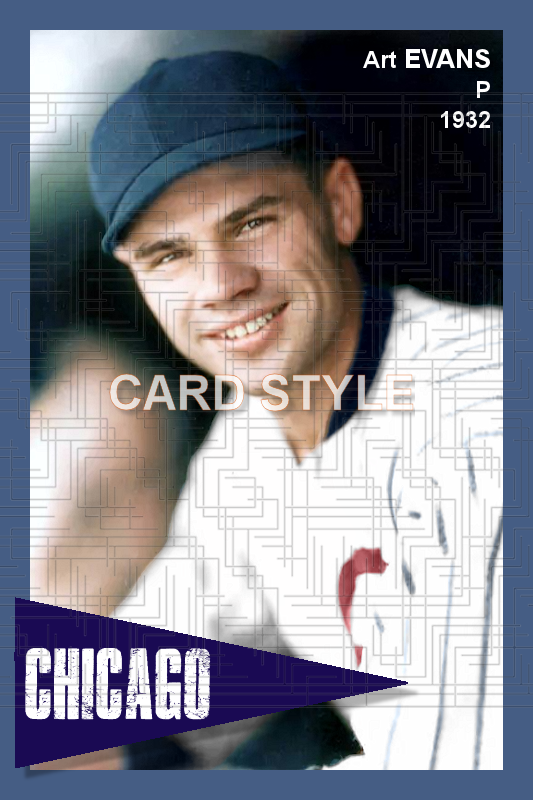 Art Evans - 1932 Chicago White Sox - choose a size & style