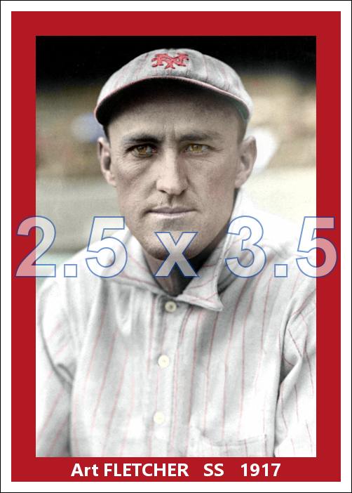 Art Fletcher - 1917 New York Giants - choose a size & style