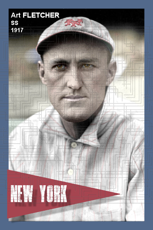 Art Fletcher - 1917 New York Giants - choose a size & style