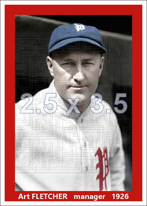 Art Fletcher - 1926 Philadelphia Phillies - choose a size & style