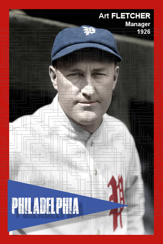 Art Fletcher - 1926 Philadelphia Phillies - choose a size & style