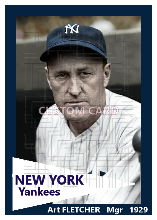 Art Fletcher - 1929 New York Yankees - choose a size & style