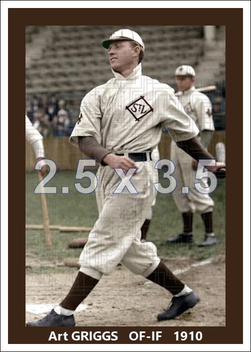 Art Griggs - 1910 St. Louis Browns - choose a size & style