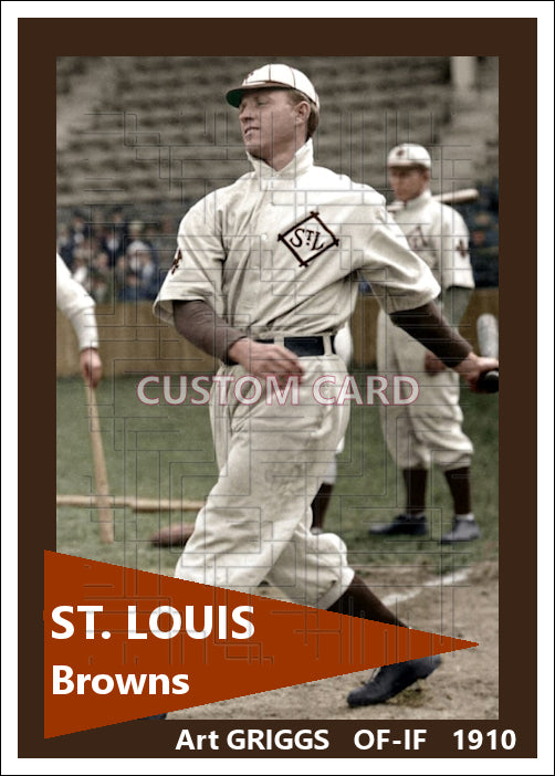 Art Griggs - 1910 St. Louis Browns - choose a size & style