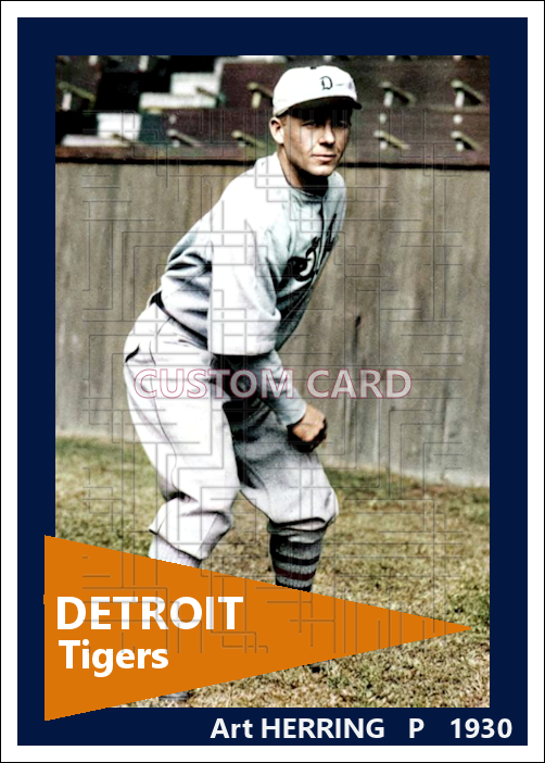 Art Herring - 1930 Detroit Tigers - choose a size & style