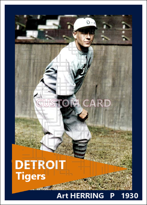 Art Herring - 1930 Detroit Tigers - choose a size & style