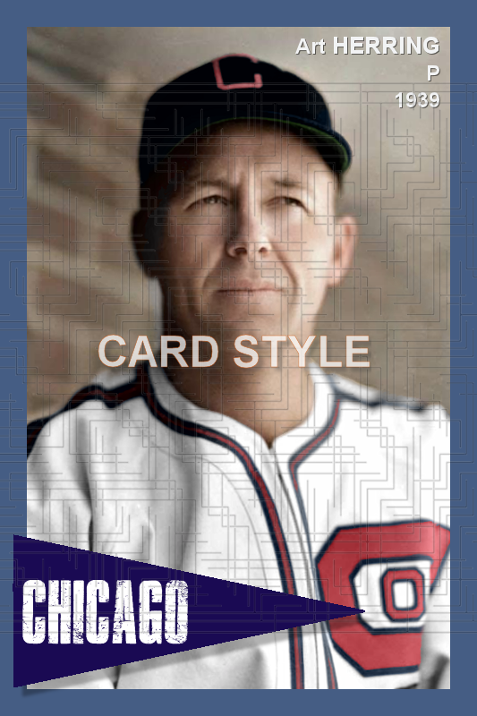 Art Herring - 1939 Chicago White Sox - choose a size & style