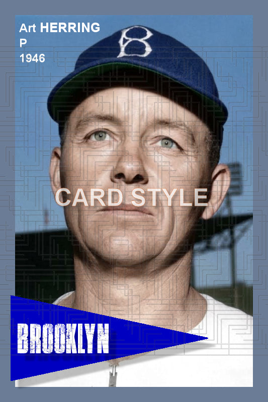 Art Herring - 1946 Brooklyn Dodgers - choose a size & style
