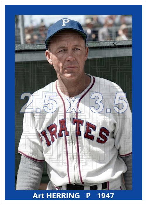 Art Herring - 1947 Pittsburgh Pirates - choose a size & style