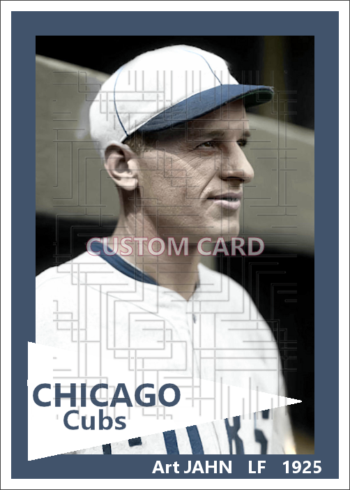 Art Jahn - 1925 Chicago Cubs - choose a size & style