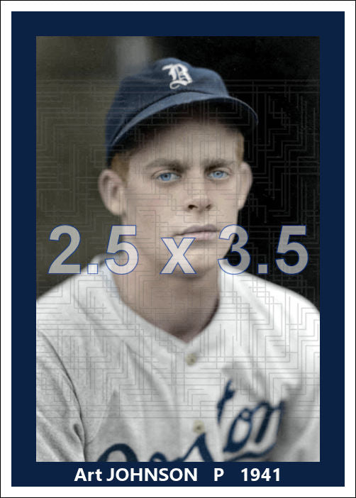 Art Johnson - 1941 Boston Braves - choose a size & style