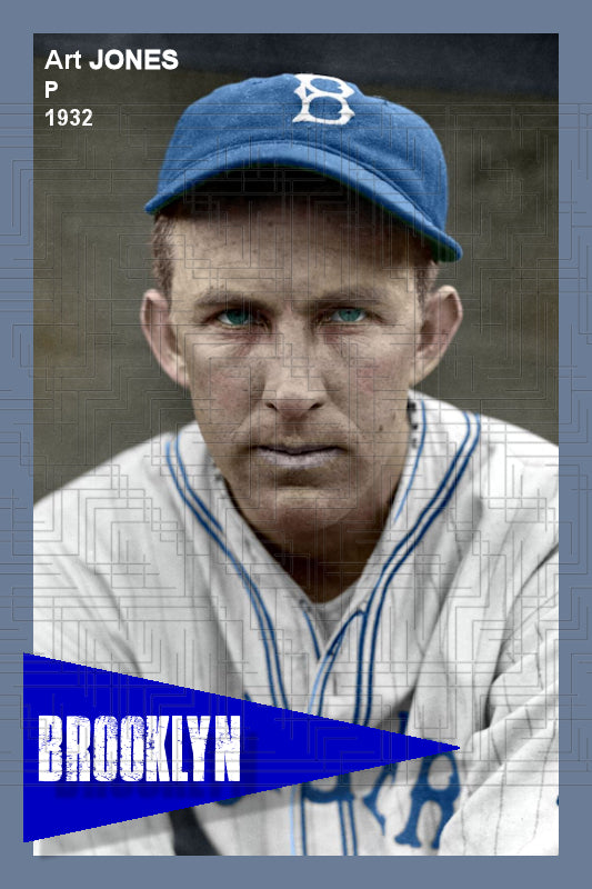 Art Jones - 1932 Brooklyn Dodgers - choose a size & style
