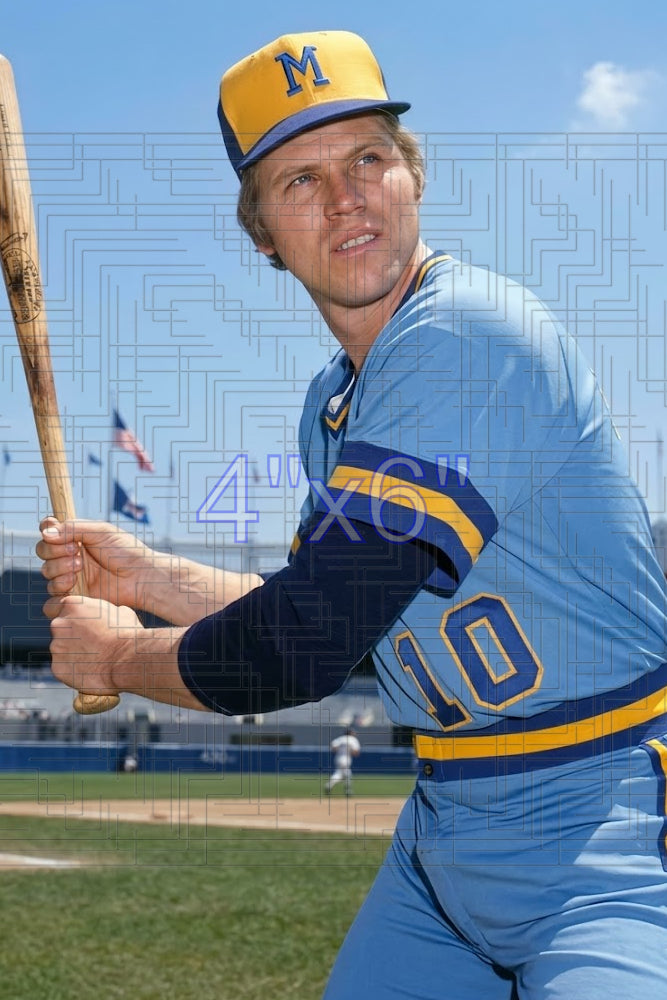 Art Kusnyer - 1976 Milwaukee Brewers - choose a size & style
