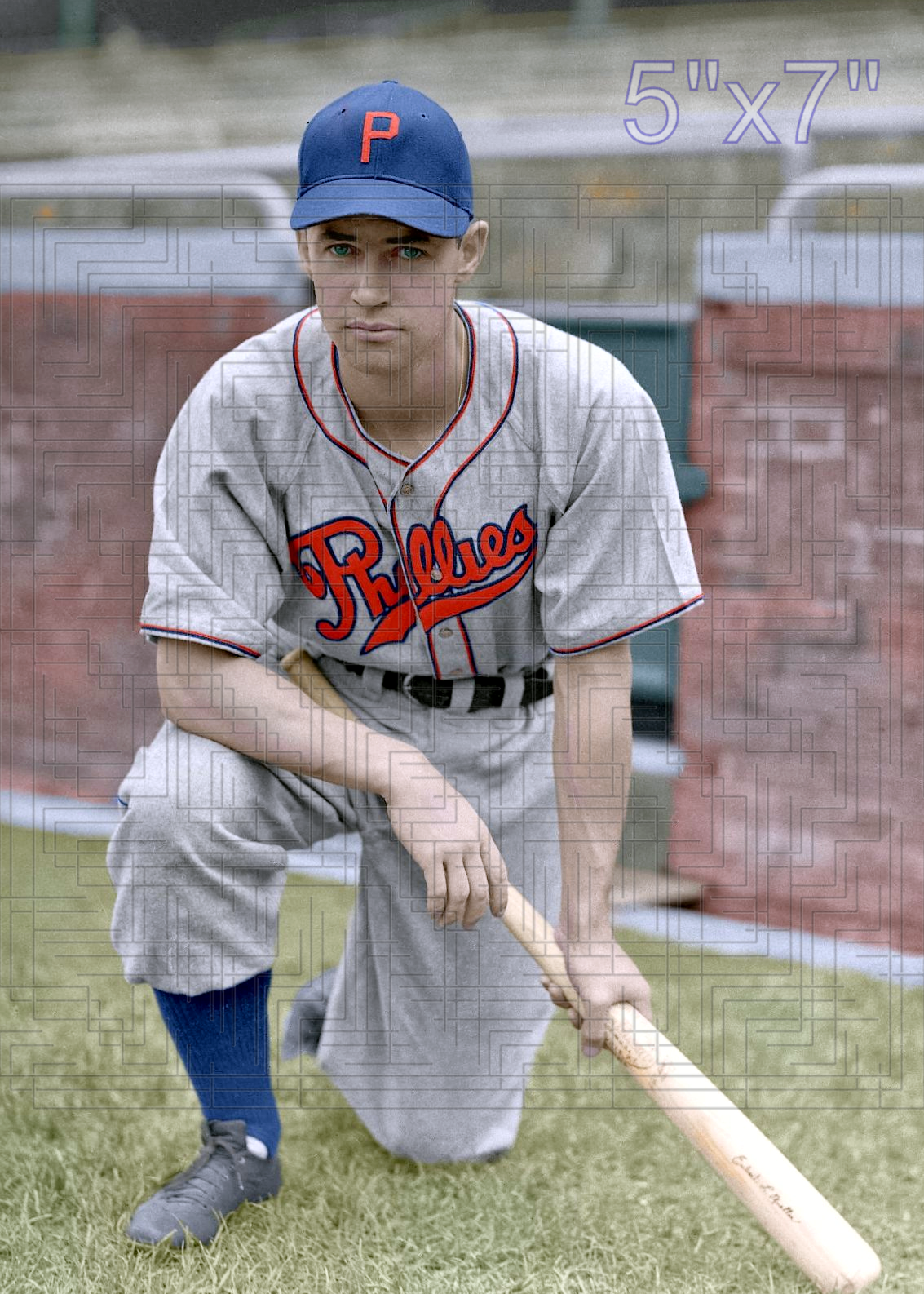 Art Mahan - 1940 Philadelphia Phillies - choose a size & style