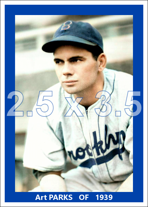 Art Parks - 1939 Brooklyn Dodgers - choose a size & style