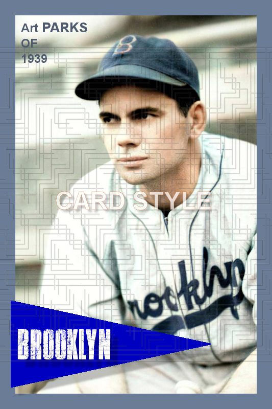 Art Parks - 1939 Brooklyn Dodgers - choose a size & style