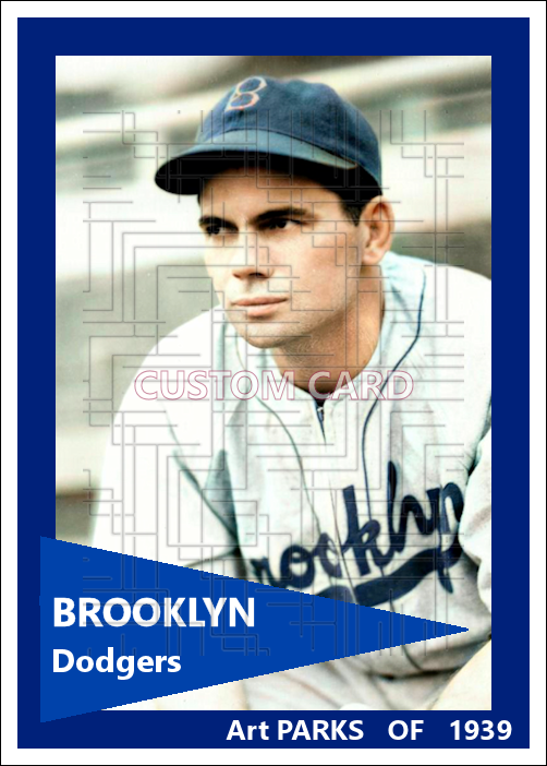 Art Parks - 1939 Brooklyn Dodgers - choose a size & style
