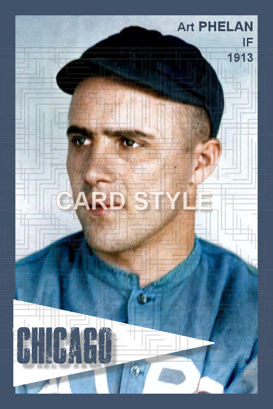 Art Phelan - 1913 Chicago Cubs - choose a size & style