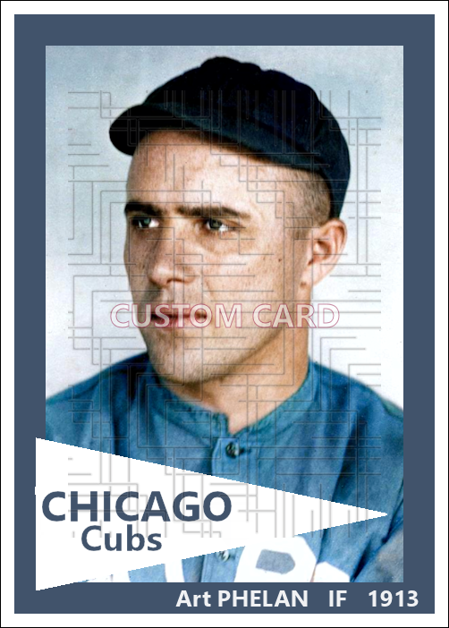Art Phelan - 1913 Chicago Cubs - choose a size & style