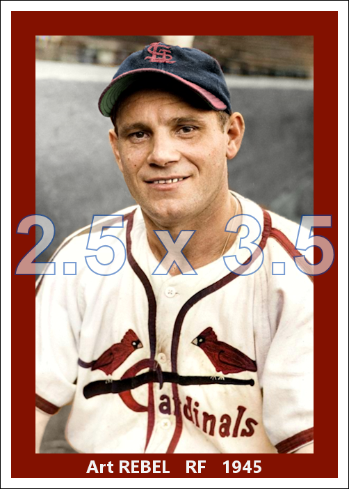 Art Rebel - 1945 St. Louis Cardinals - choose a size & style