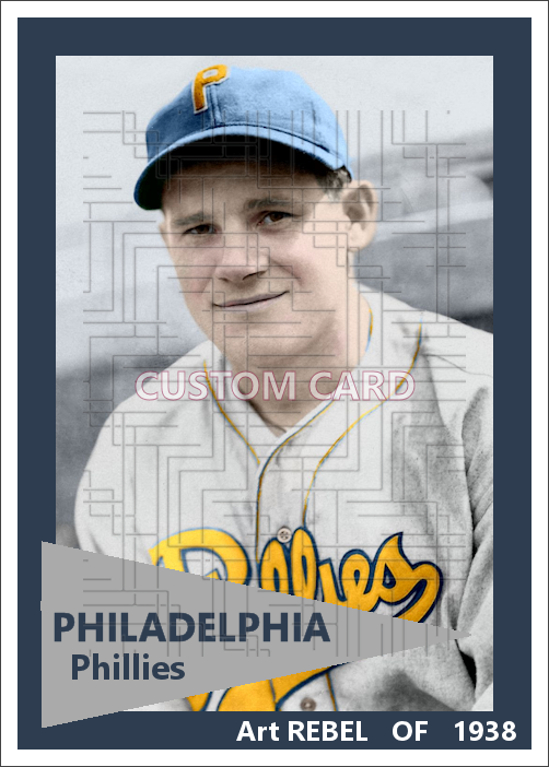Art Rebel - 1938 Philadelphia Phillies - choose a size & style