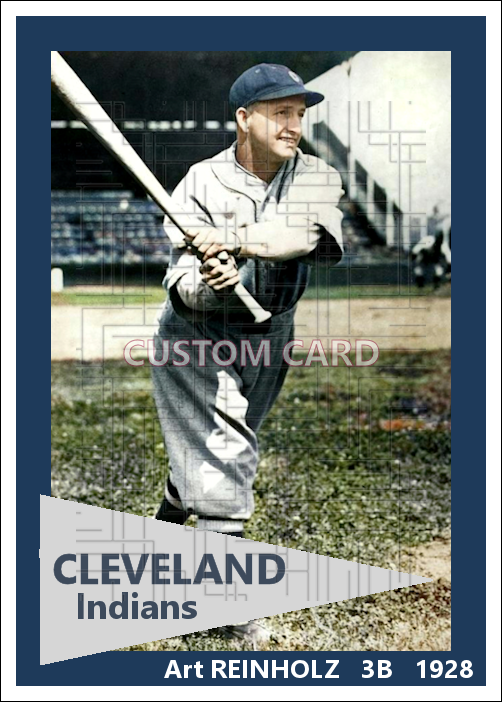 Art Reinholz - 1928 Cleveland Indians - choose a size & style