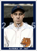 Art Ruble - 1927 Detroit Tigers - choose a size & style