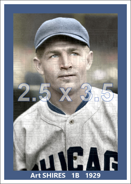 Art Shires - 1929 Chicago White Sox - choose a size & style