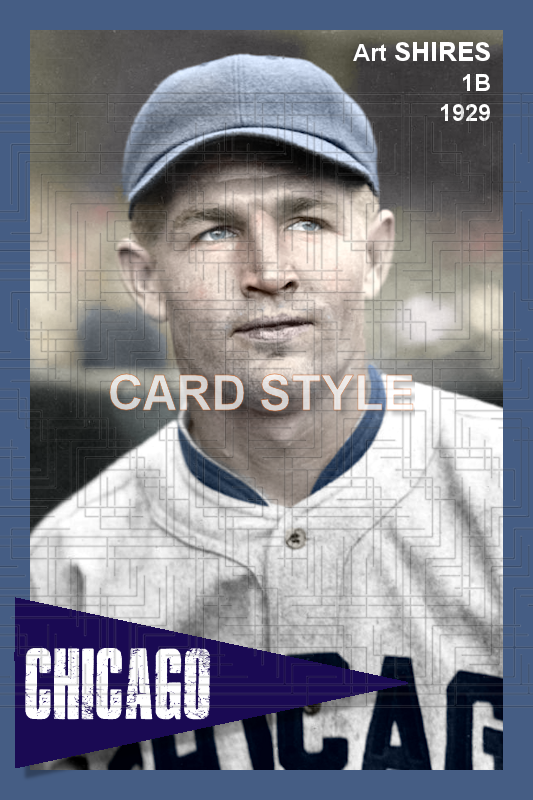 Art Shires - 1929 Chicago White Sox - choose a size & style