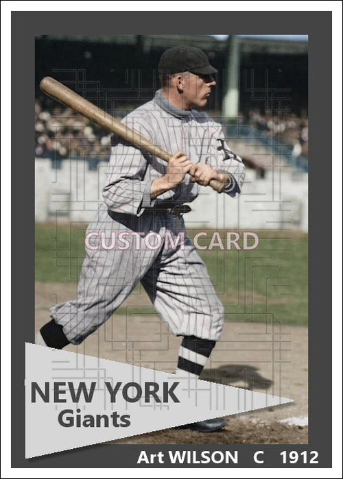 Art Wilson - 1912 New York Giants - choose a size & style