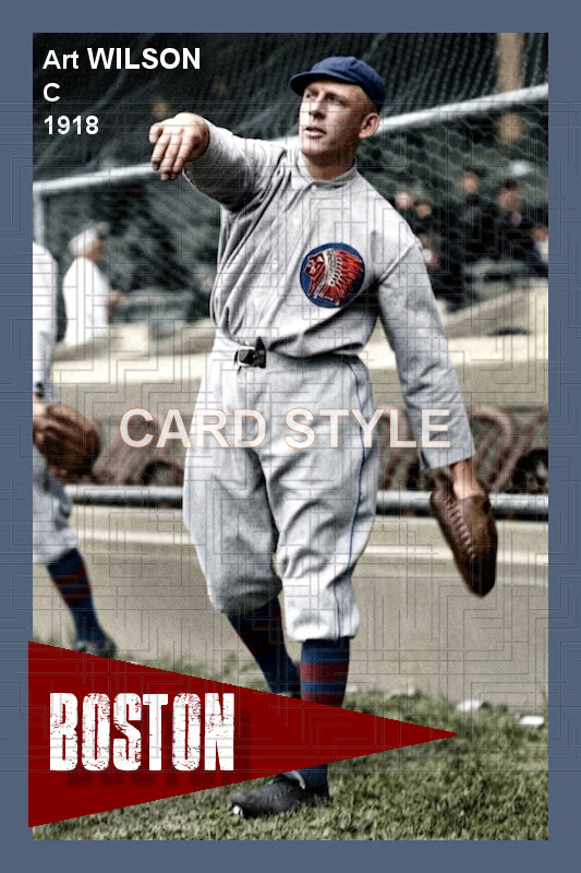 Art Wilson - 1918 Boston Braves - choose a size & style