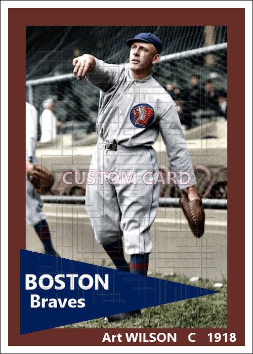 Art Wilson - 1918 Boston Braves - choose a size & style