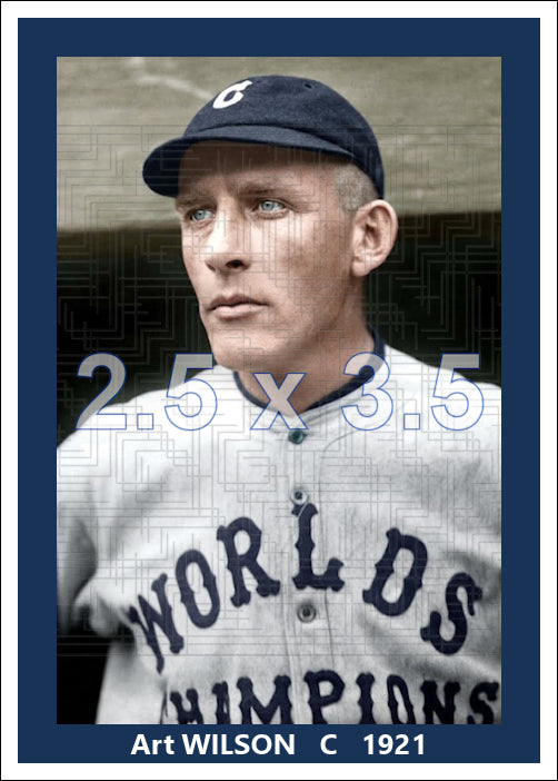 Art Wilson - 1921 Cleveland Indians - choose a size & style