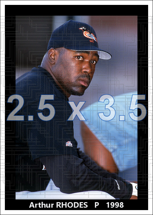 Arthur Rhodes - 1998 Baltimore Orioles - choose a size & style
