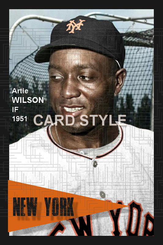 Artie Wilson - 1951 New York Giants - choose a size & style