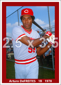 Arturo DeFreites - 1979 Cincinnati Reds - choose a size & style